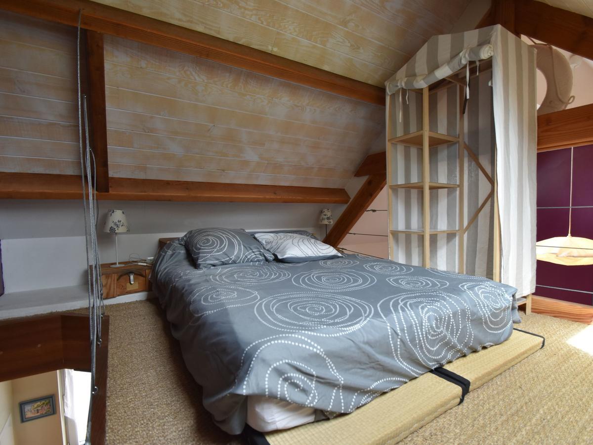 Breton Stone House In Saint Gilles Les Boisヴィラ エクステリア 写真