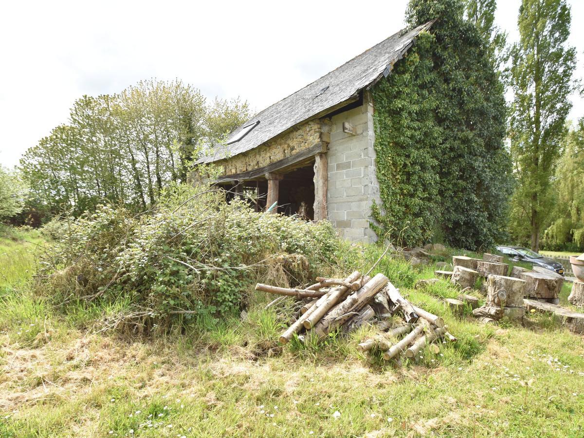 Breton Stone House In Saint Gilles Les Boisヴィラ エクステリア 写真